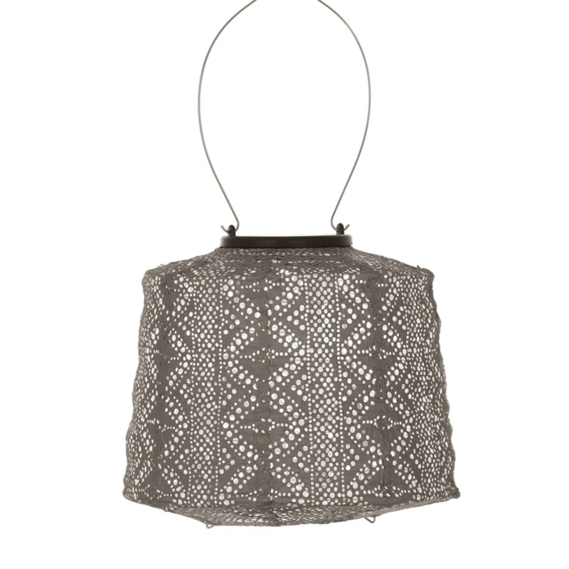 Solar Lampion Lampshade - Lace Taupe - 20 cm