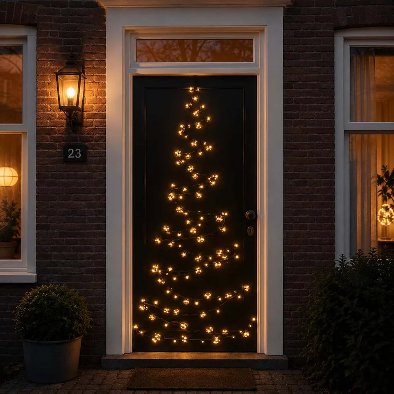 Fairybell Premium | Deurkerstboom | 2,1 meter | 120 LED-lampjes | Luminous Switch | Pre-order