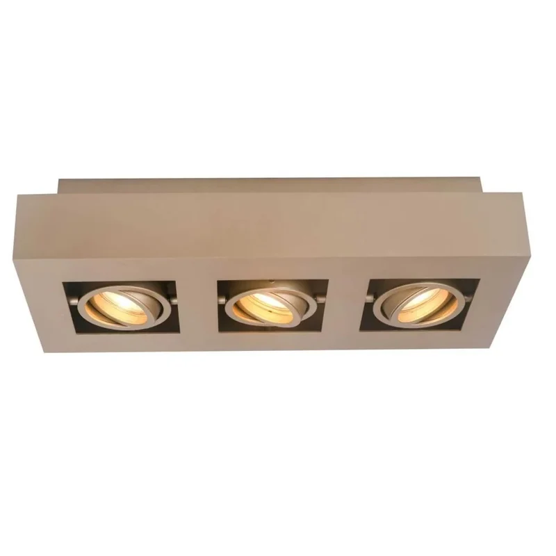 Artdelight spot Bosco - 3 lichts - 36 x 8.6 cm - champagne