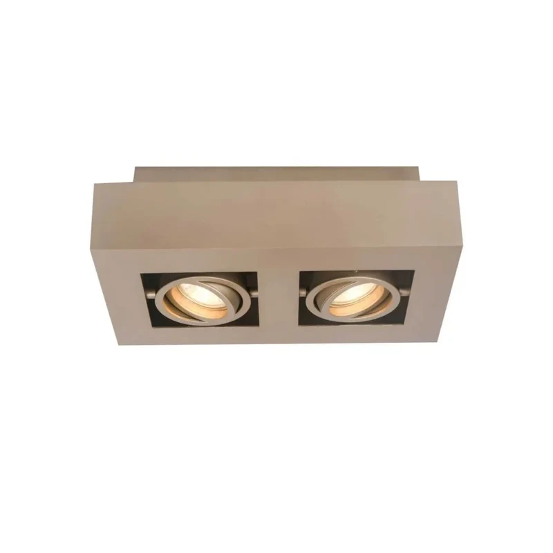 Artdelight spot Bosco - 2 lichts - 25 x 8.6 cm - champagne