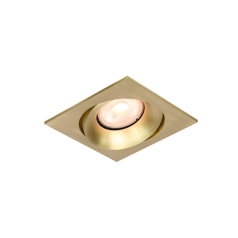 Artdelight Inbouwspot Alice Vierkant - Goud