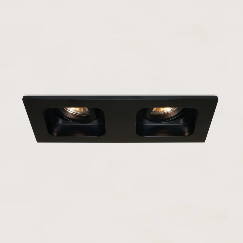 Artdelight Inbouwspot Moggio 2L - Zwart