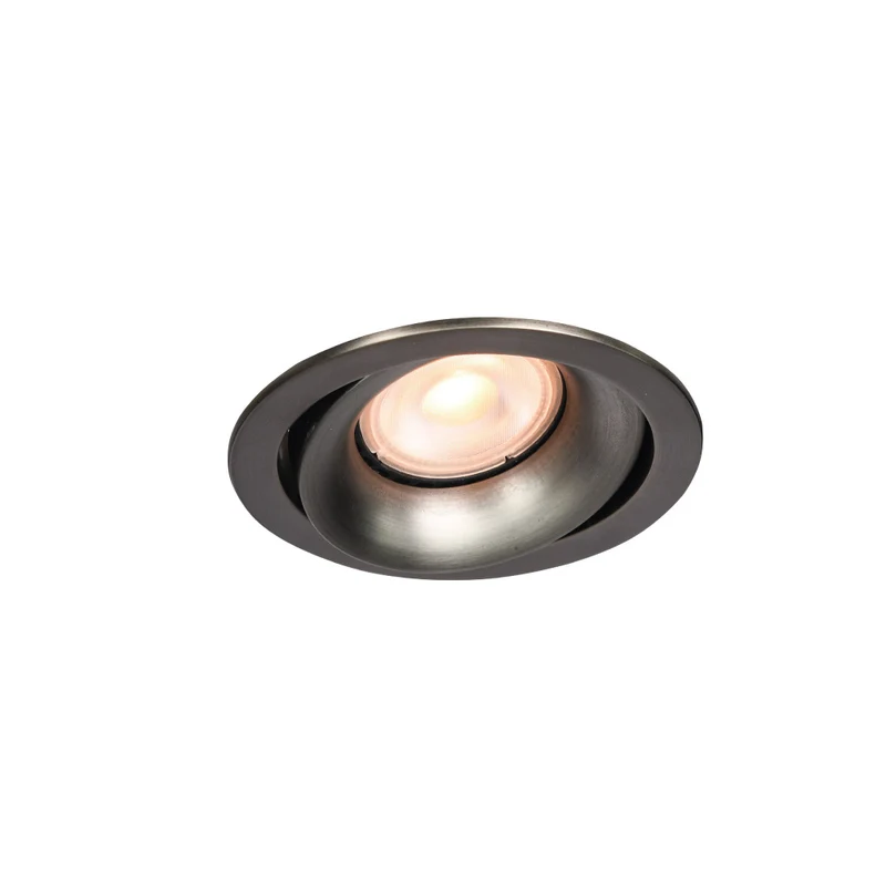 Artdelight Inbouwspot Alice Rond - Gun Metal