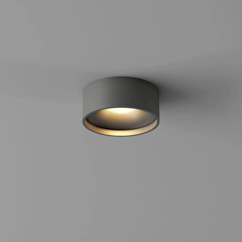 Artdelight Plafondlamp Oran - Staalgrijs