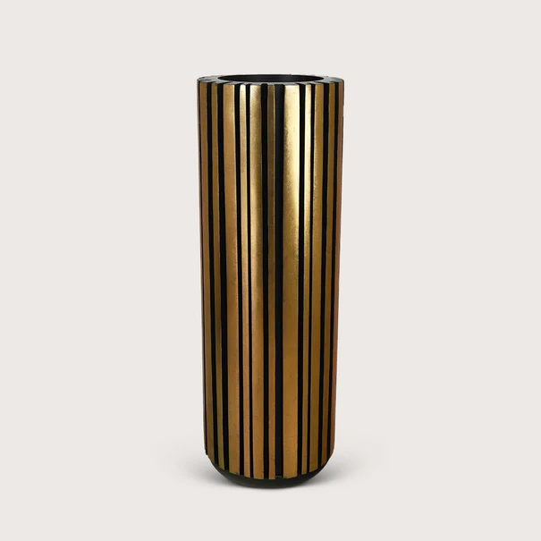 Plantenbak Groove - Goud - D45 H129