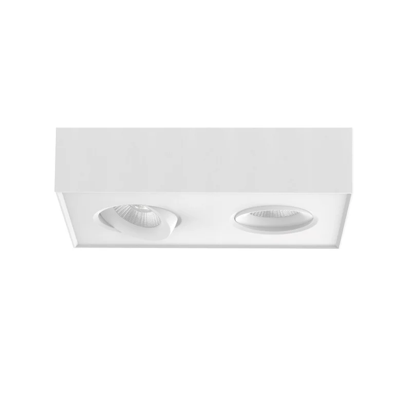 Artdelight Plafondlamp Brooklyn 2L - Wit