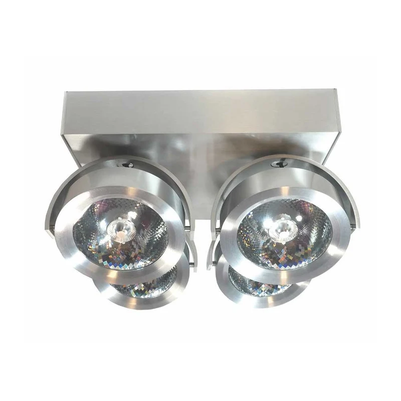 Artdelight Plafondlamp Dutchess LED 4L - Aluminium