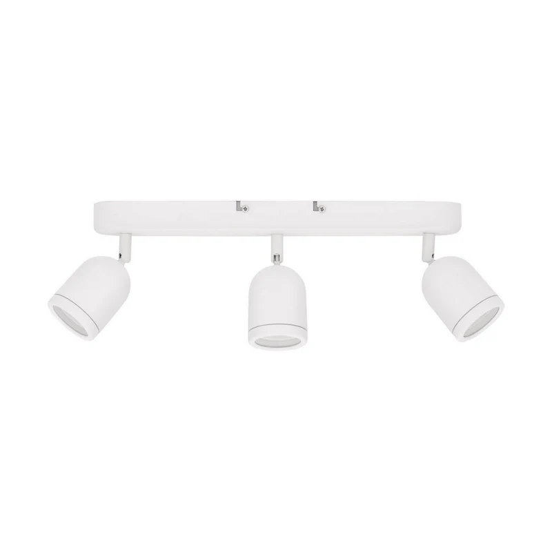 Nova Luce ORSON Drievoudige badkamerspot Sandy White GU10 3x10W IP44