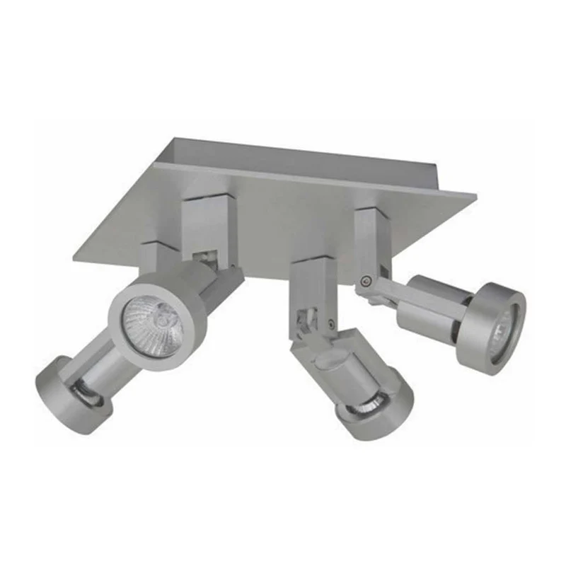 Artdelight Plafondlamp Tech 4L - Aluminium