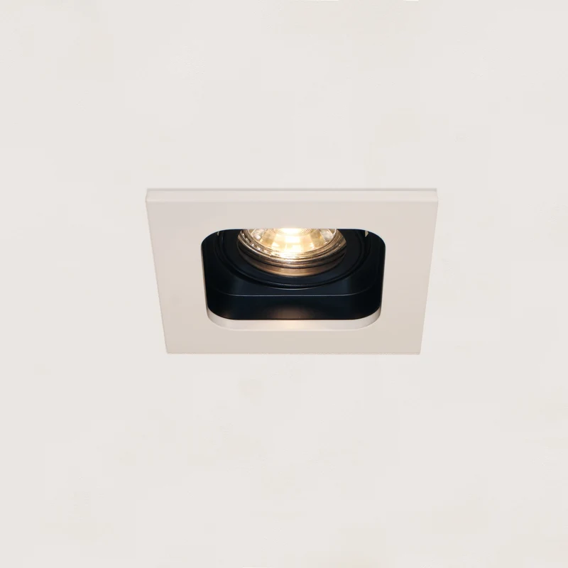 Artdelight Inbouwspot Moggio 1L - Wit/Zwart