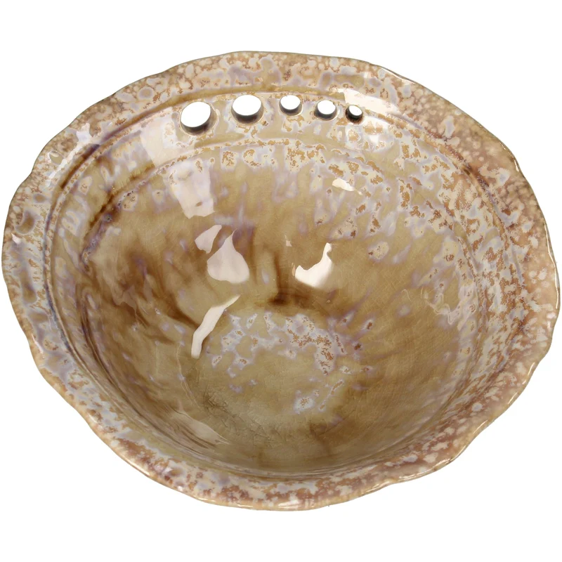 Bowl Stoneware Beige 17.5x16x7.7cm