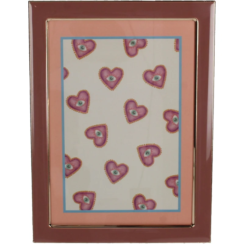Photo Frame Iron Pink 13x18cm