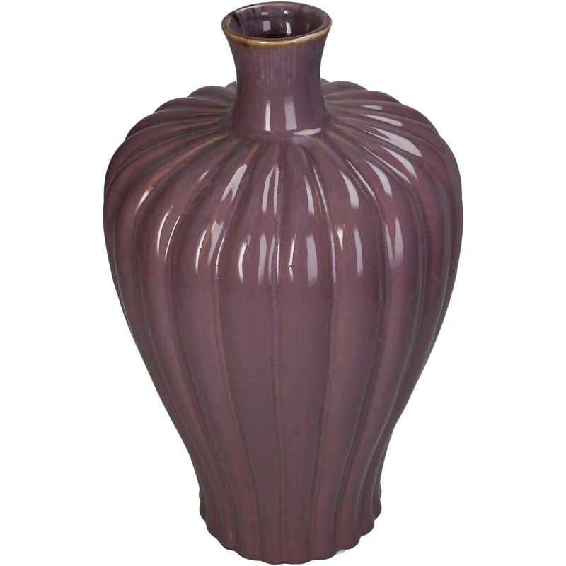 Vase Stoneware Lilac 20,5x20,5x34cm