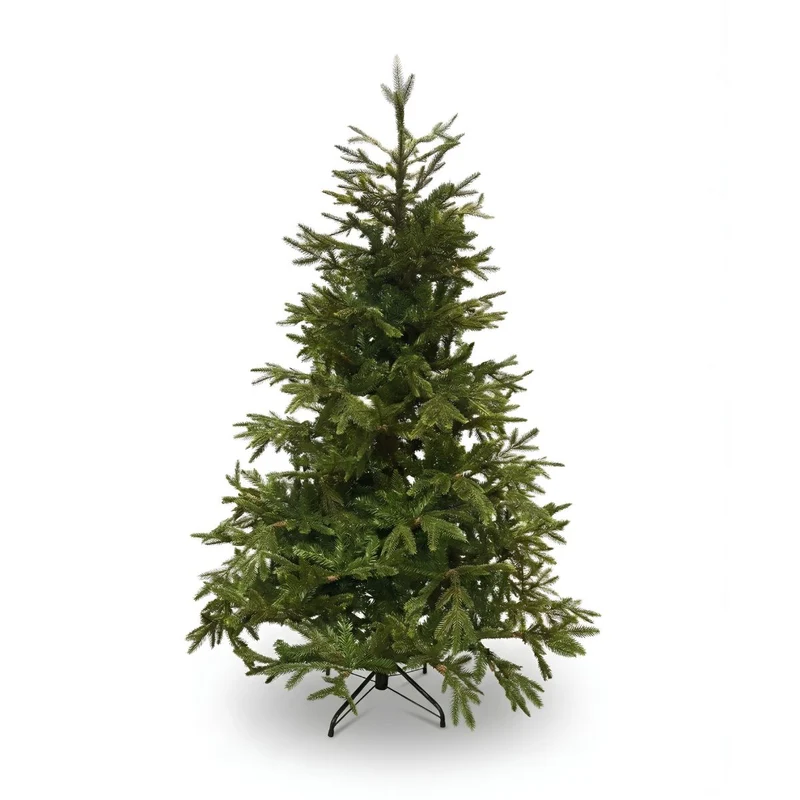 Black Box Trees Frasier Kerstboom - Realistische Kerstversiering voor Binnen - Kunstboom met Scharnierconstructie en Volle Uitstraling - H185 x Ø124