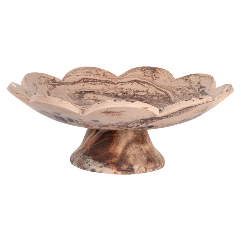 Schaal Peony - Chocolat brown