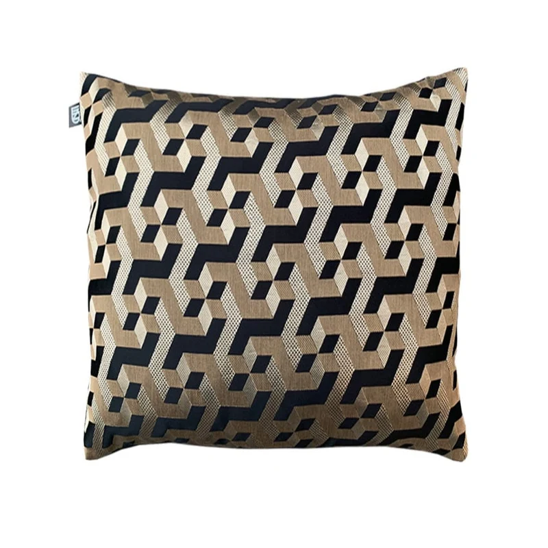 Sierkussen Eshie - Goud/Zwart - L45 B45