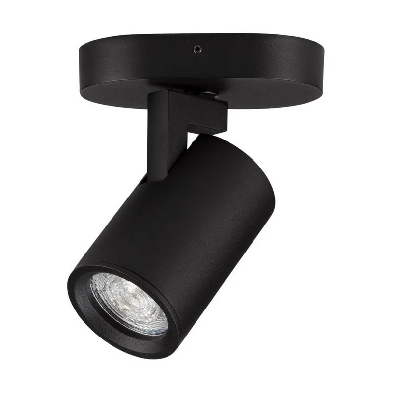 Nova Luce ESTO Enkele spotlamp, zandkleurig zwart, GU10 fitting, 1x10W