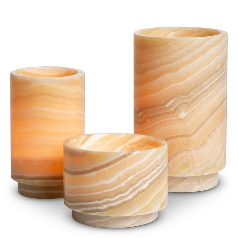 Theelichthouder Leonidas (set van 3)