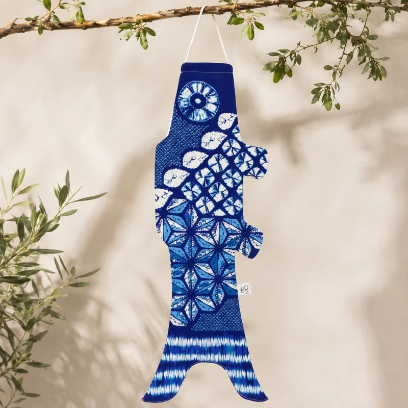 Kleurrijke Koinobori - Japanse karper - S