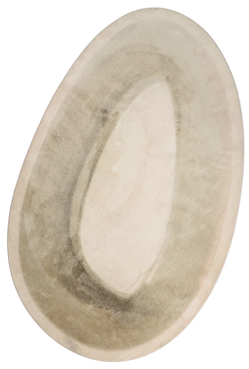 Vloerkleed Brush Ovale - Chalk Beige