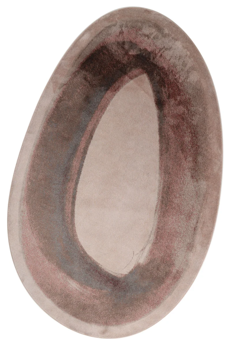 Vloerkleed Brush Ovale - Faded Pink