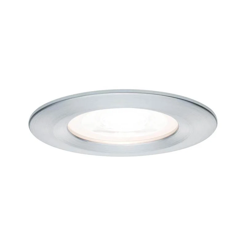 Einbauleuchten Nova rund starr LED IP44 3-stepdim 1x6,5W GU10