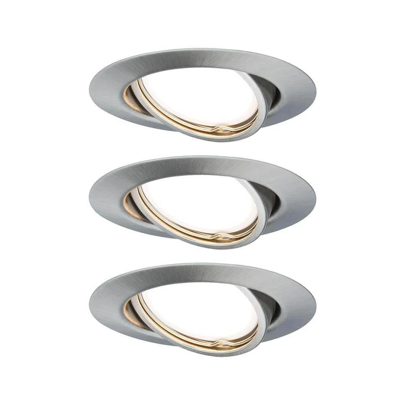 Einbauleuchten-Base rund schwenkbar LED 3-stepdim 3x5W GU10 51mm