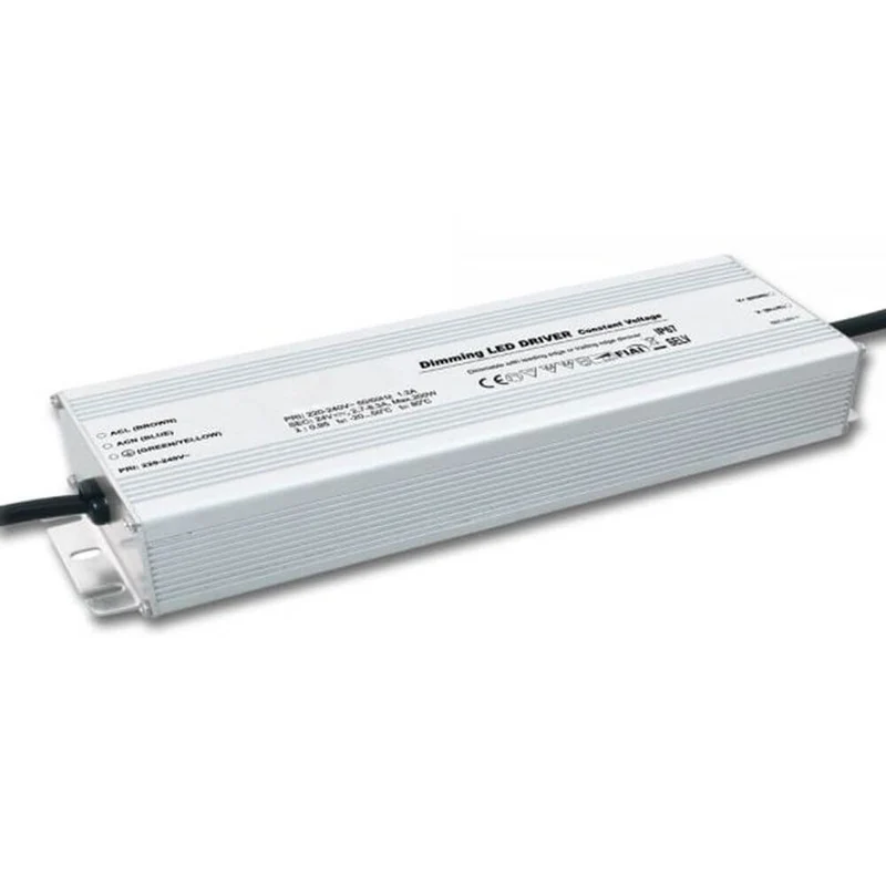 200W zertifiziertes Einbaunetzteil Dimmbar 24V IP67