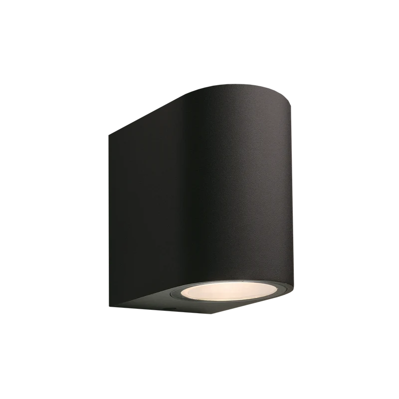 Garden Lights LED wandlamp Gilvus Zwart 4W warm wit licht