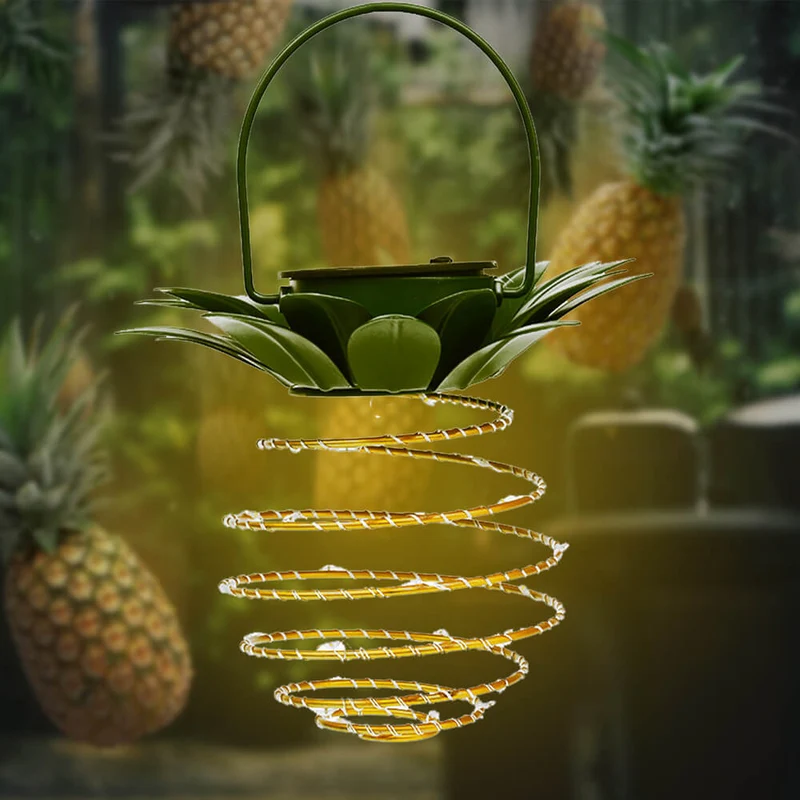 Industriële Buitenlamp op Zonne-energie – Groene LED Hanglamp met IP44