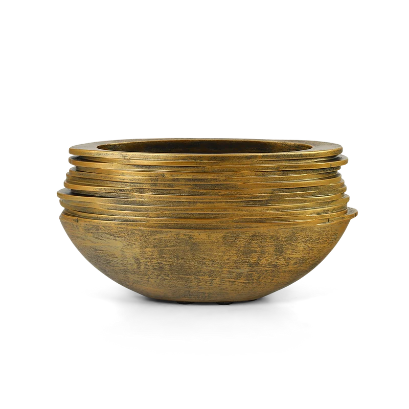 Plantenbak Roza Ovaal - Goud - L50 B20 H25