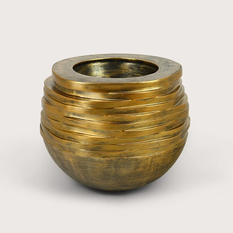 Plantenbak Roza - Goud - D47 H36