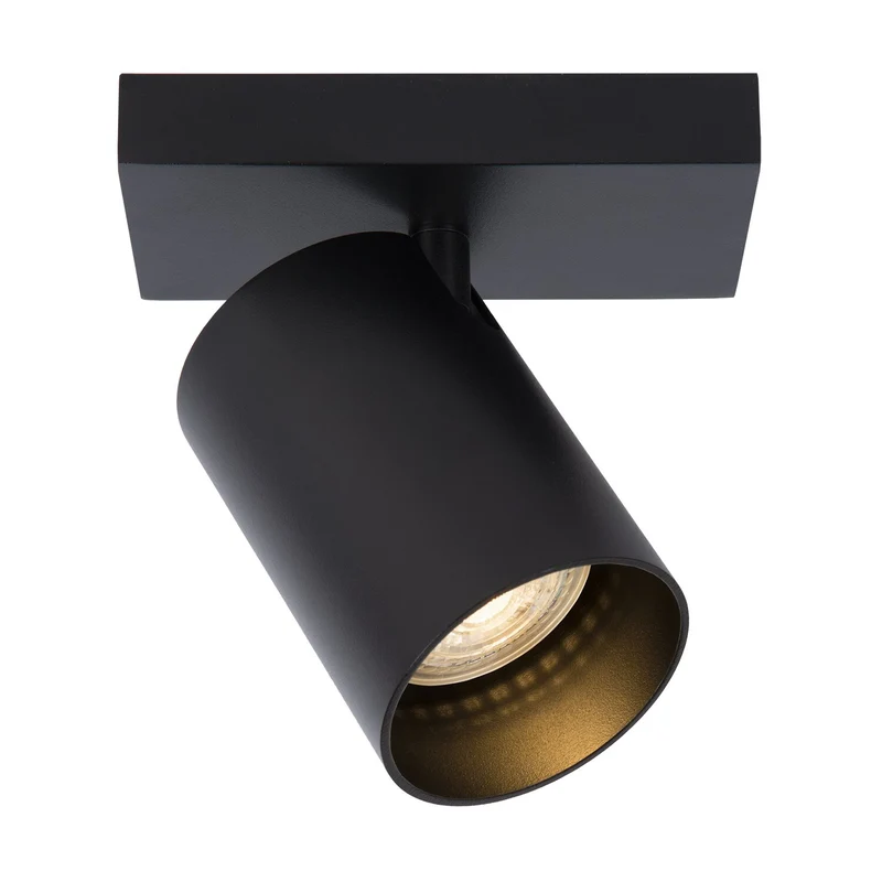 Atmooz plafondlamp Nuo 1 - zwart-zwart vanbinnen - 15 x 10 x H 12 cm - GU10