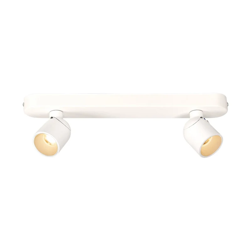 Atmooz plafondspot Nox 2 - wit - 38 x 5 x H 3 cm - geïntegreerde led