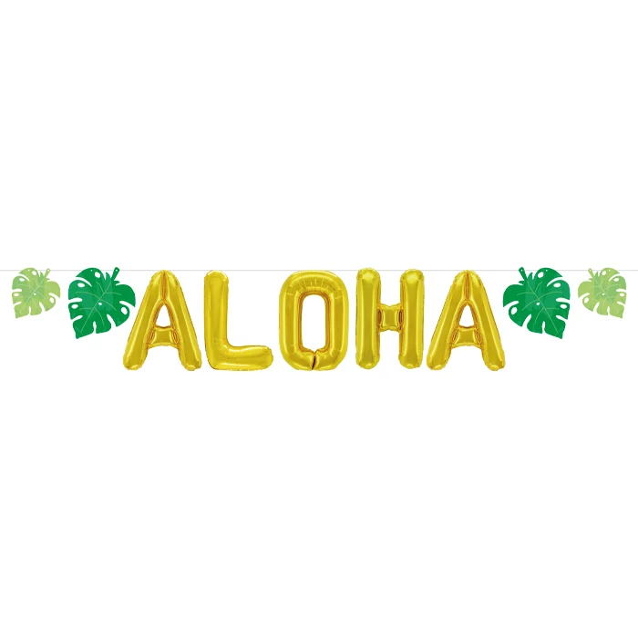 Folieballon slinger aloha - 2,5 m
