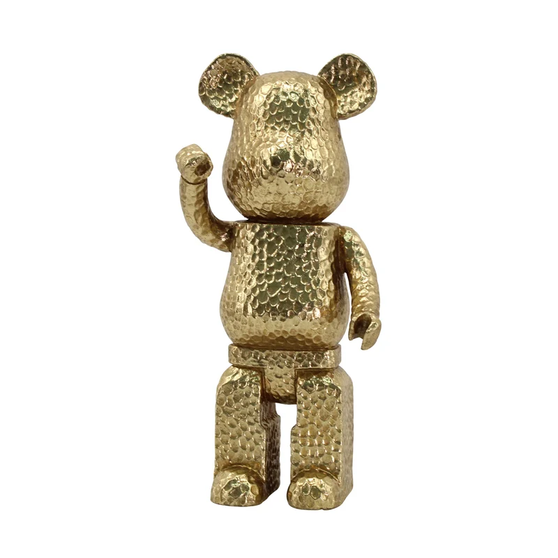 Deco object Beer goud