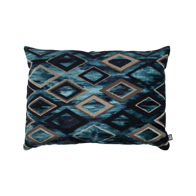 Sierkussen Samara - Turquoise - L50 B35