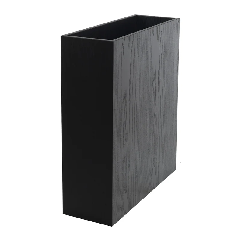 Roomdivider oak - Zwart houtnerf - L70 B25 H80 D25