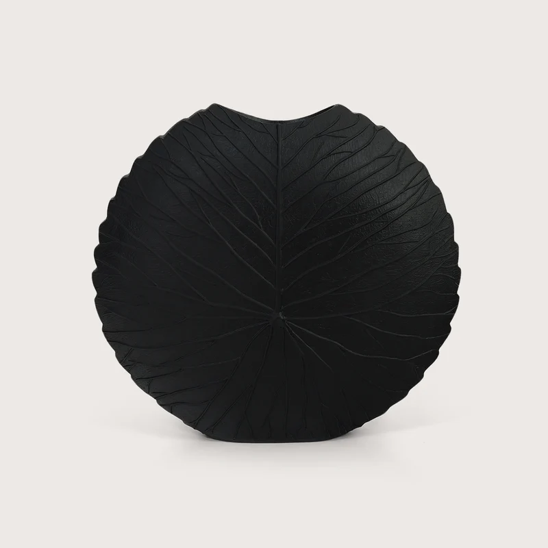 Plantenbak Lotus - Mat zwart - L46 B15 H48