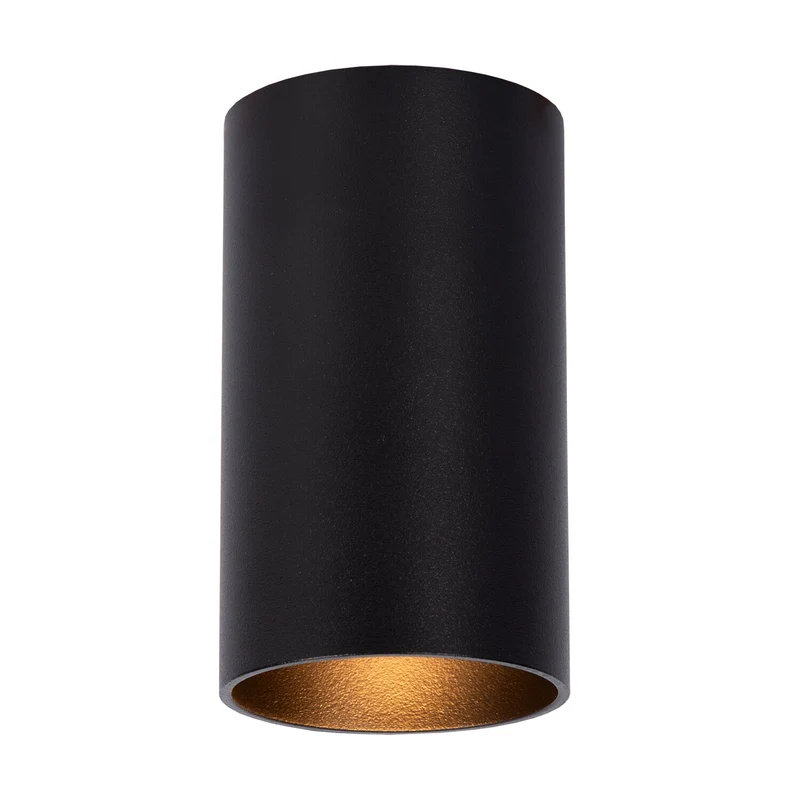Atmooz plafondlamp Era Fix - zwart - Ø 5,5 x H 10 cm - GU10