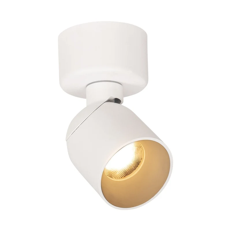 Atmooz plafondspot Nox 1 rond - wit - Ø 6 x H 3 cm - geïntegreerde led