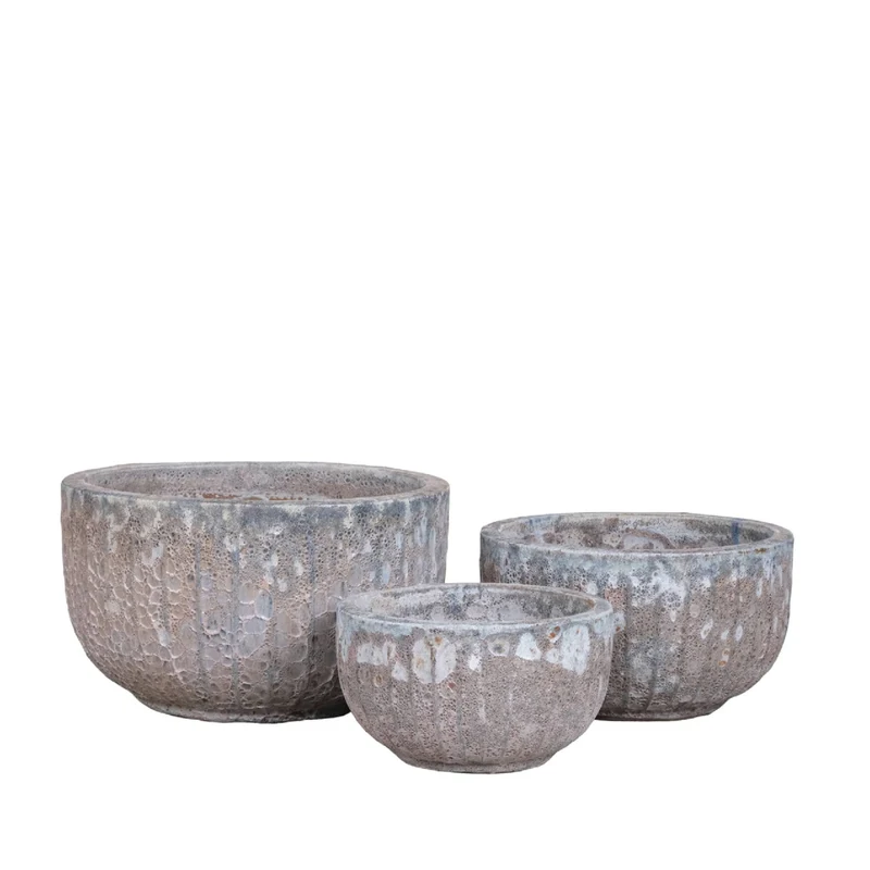 Pot Siantelle - Crème (set van 3)