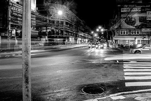 Foto Art - 'Lighted city'