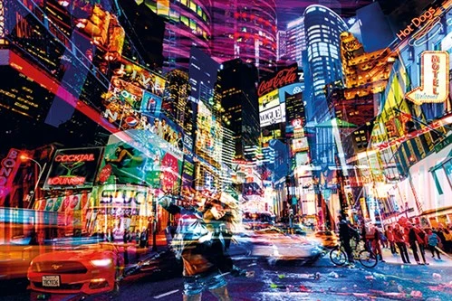 Foto Art - 'New York nights'