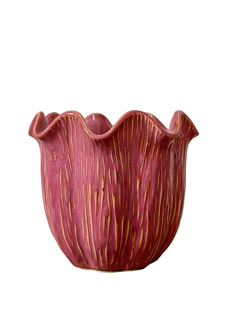 Pot ''Loire'' Keramiek D18,5 H16cm Cherry