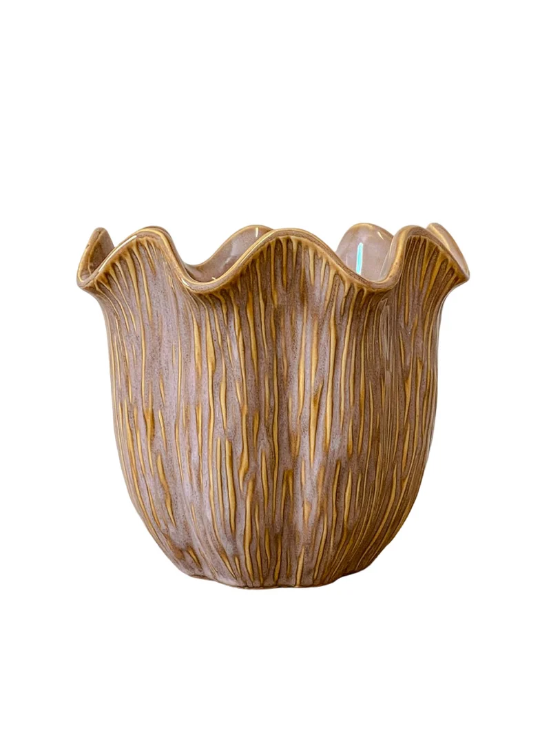 Pot ''Loire'' Keramiek D18,5 H16cm Old-Pink