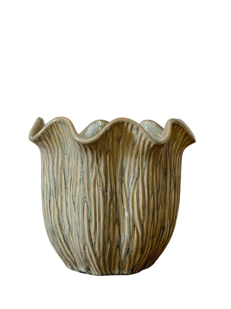 Pot ''Loire'' Keramiek D21 H18cm Bean Green