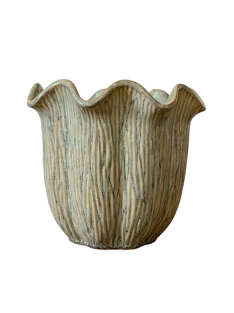 Pot ''Loire'' Keramiek D24 H21cm Bean Green