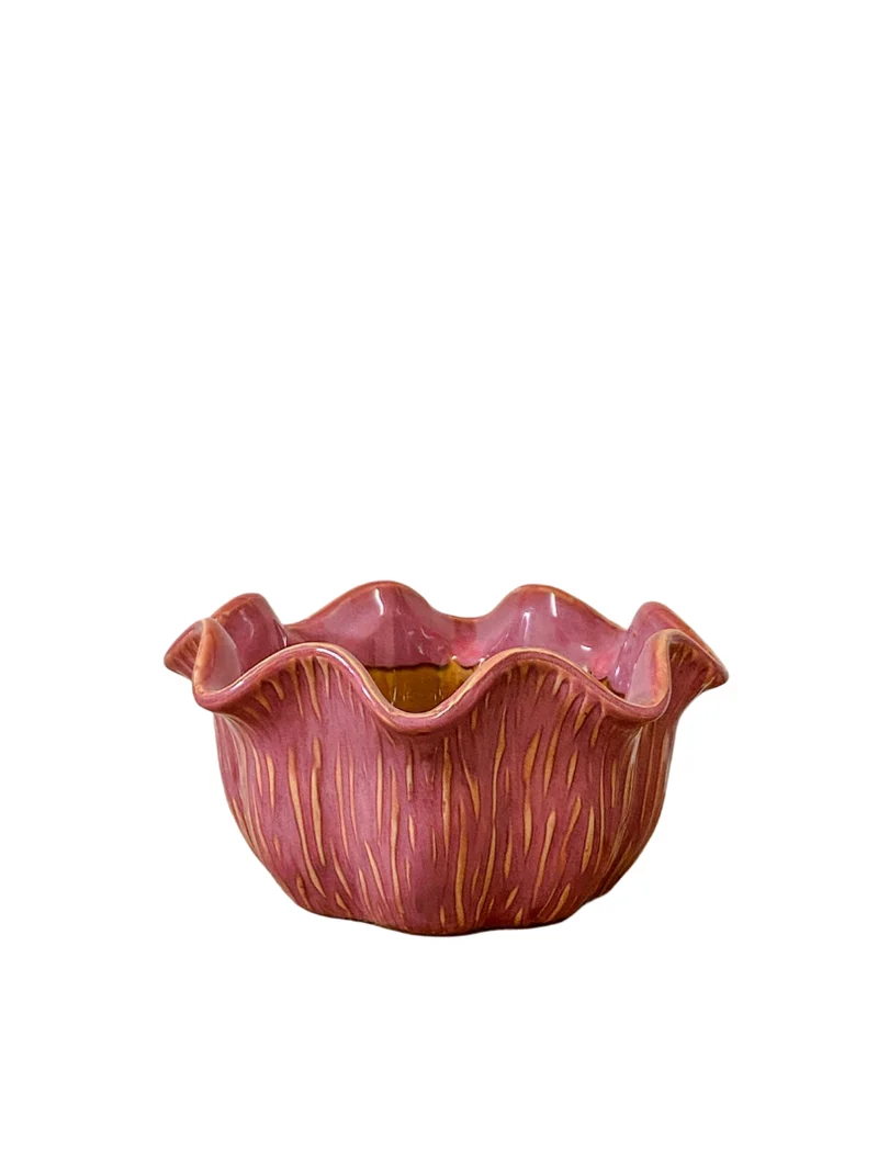 Schaal ''Loire'' Keramiek D18 H9cm Cherry