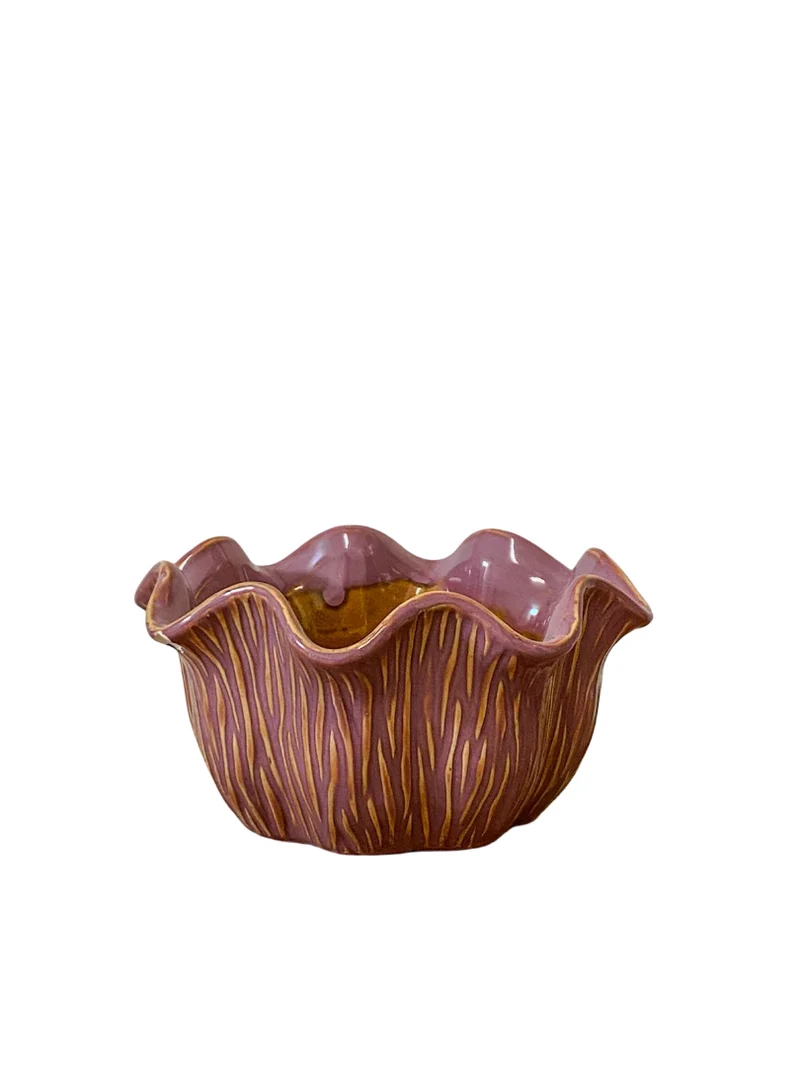 Schaal ''Loire'' Keramiek D18 H9cm Lilac